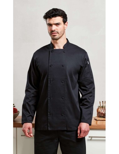 PRE-PR903-Chefs Long Sleeve Coolchecker® Jacket